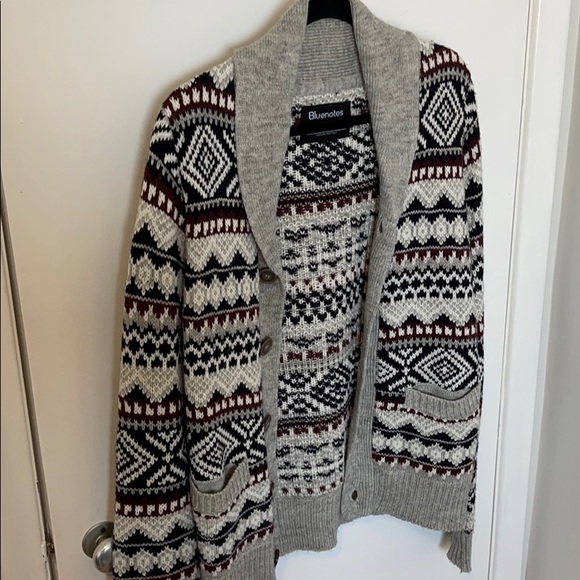 Men’s Bluenotes Button down Cardigan. Small. - Picture 5 of 12